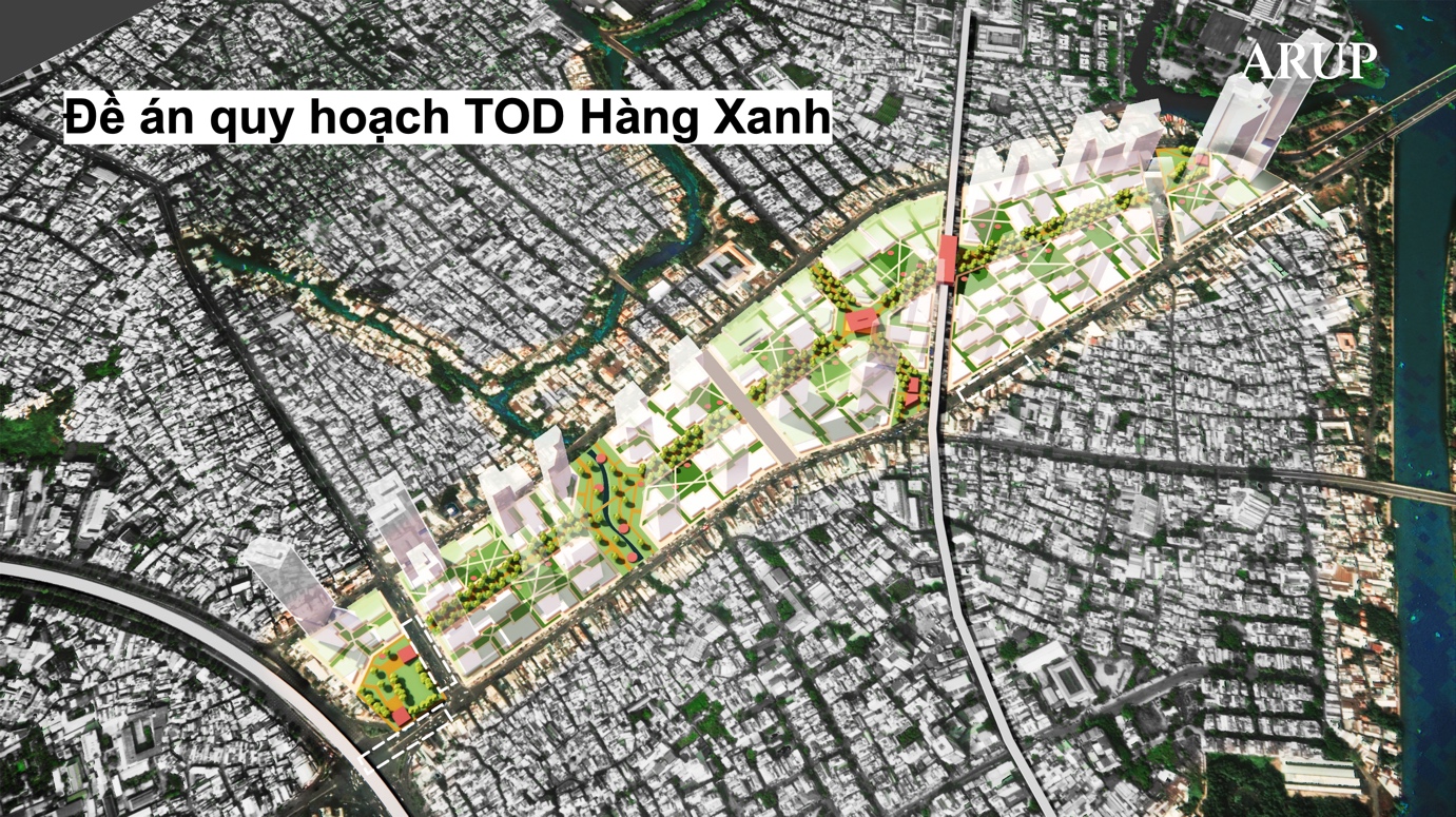 Xu hướng phát triển đô thị tại Việt Nam và sự đồng hành của Tập đoàn Arup- Ảnh 1. A map of a city Description automatically generated