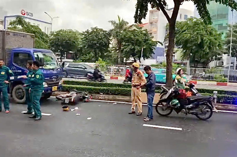 Hiện trường vụ tai nạn. Hiện trường vụ tai nạn.