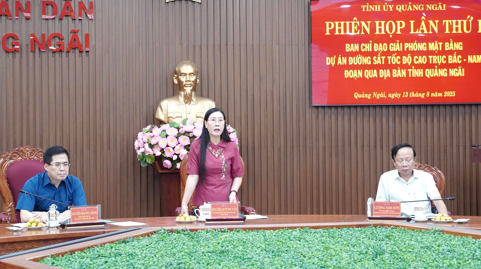 Quảng Ngãi giao chủ đầu tư Dự án giải phóng mặt bằng đường sắt tốc độ cao qua địa bàn- Ảnh 3.