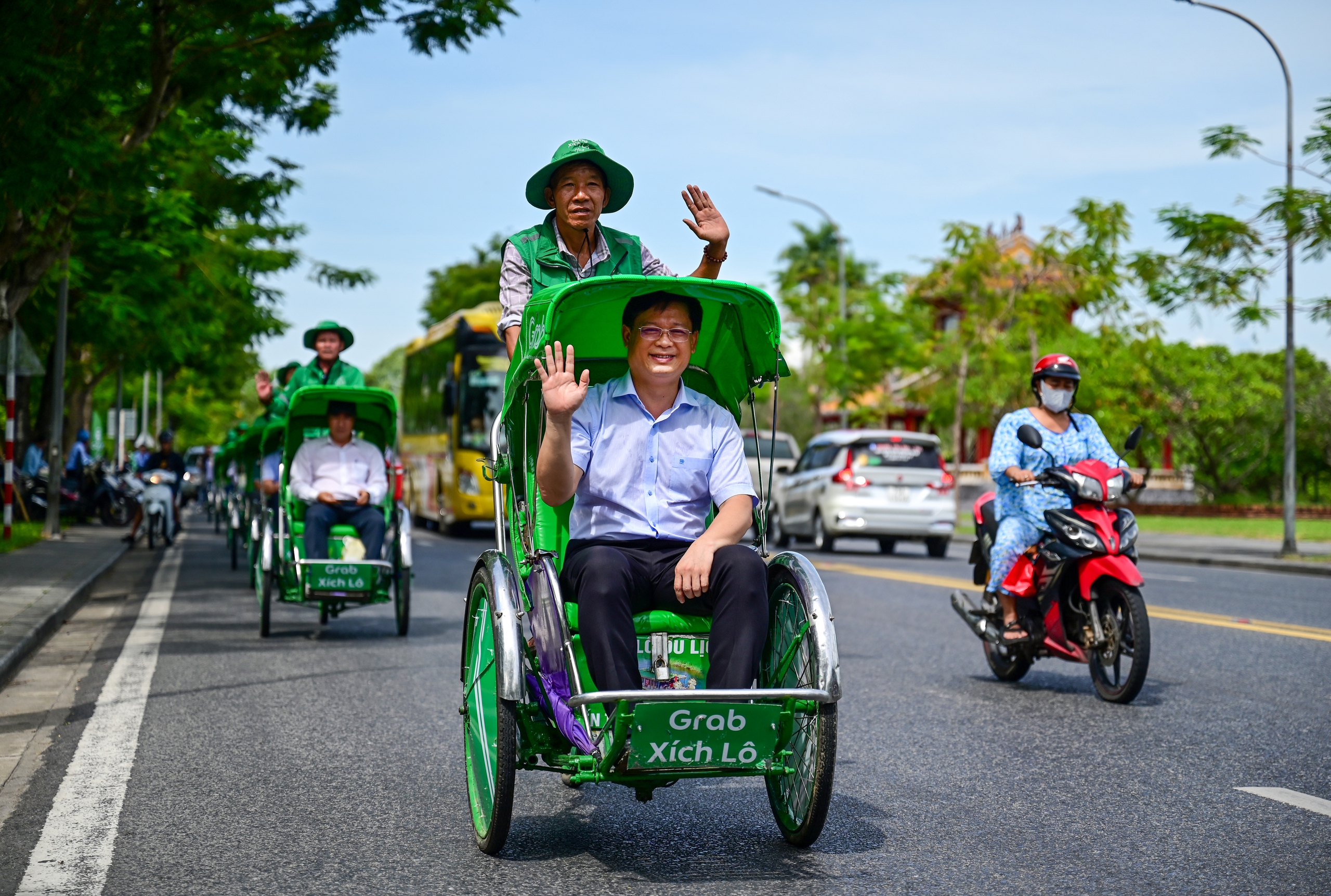 Chính thức thử nghiệm dịch vụ Grab xích lô tại Huế- Ảnh 4.