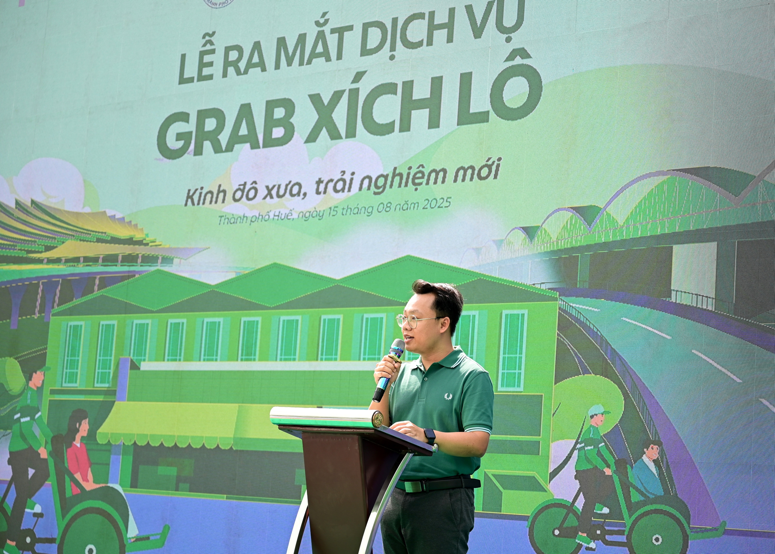 Chính thức thử nghiệm dịch vụ Grab xích lô tại Huế- Ảnh 3.