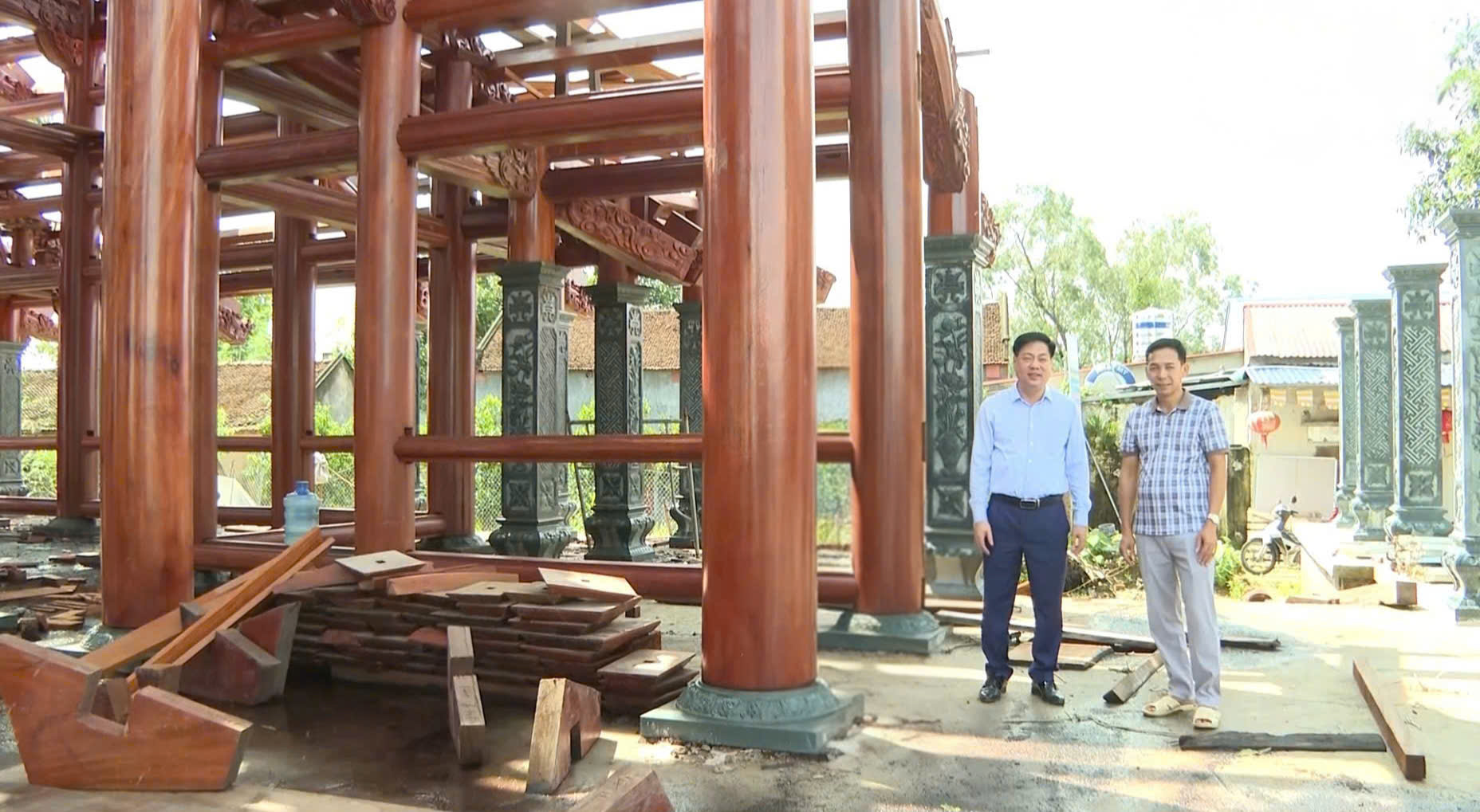 Thái Nguyên: Công trình tâm linh gắn với hoàng đế đầu tiên của dân tộc trùng tu ra sao?- Ảnh 2. Thái Nguyên: Công trình tâm linh gắn với hoàng đế đầu tiên của dân tộc trùng tu ra sao?- Ảnh 2.