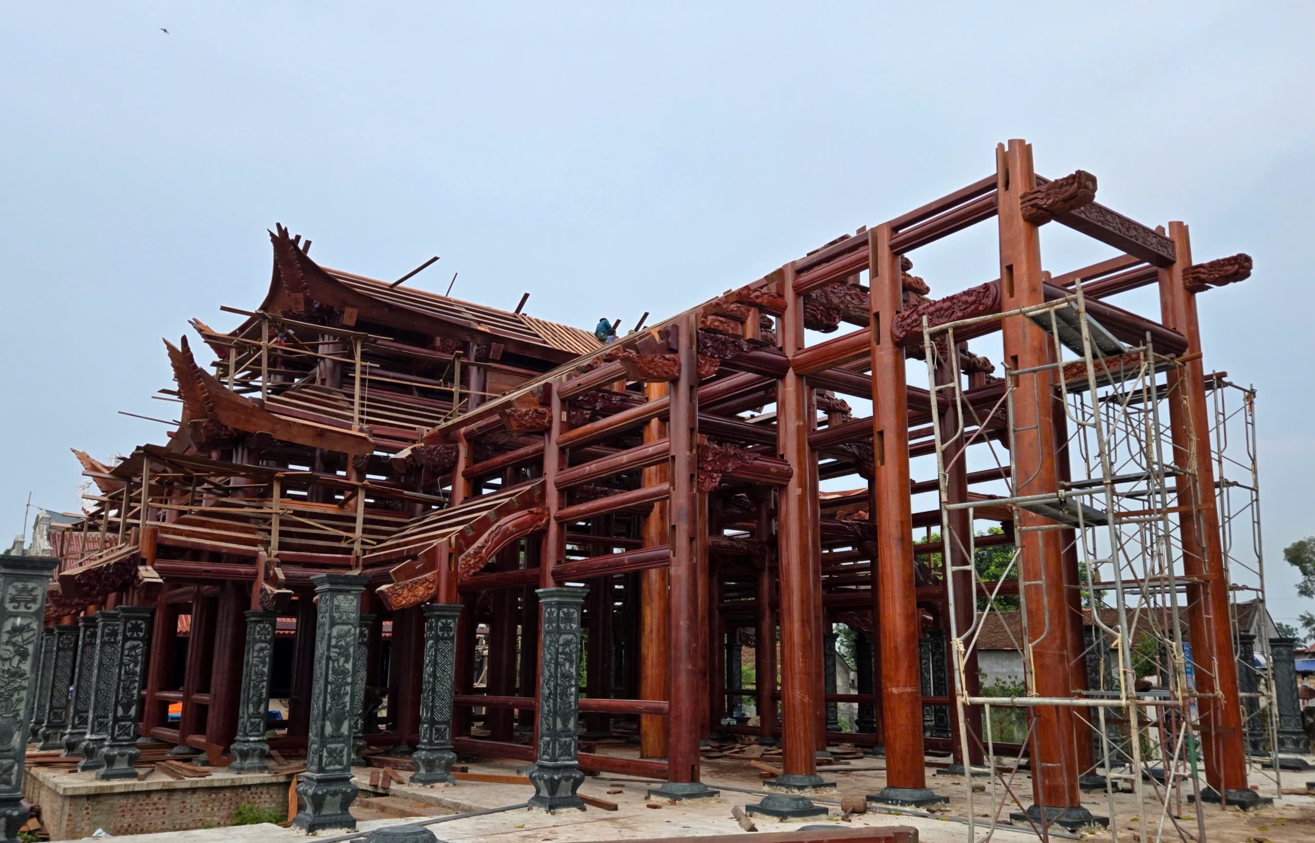 Thái Nguyên: Công trình tâm linh gắn với hoàng đế đầu tiên của dân tộc trùng tu ra sao?- Ảnh 1. Thái Nguyên: Công trình tâm linh gắn với hoàng đế đầu tiên của dân tộc trùng tu ra sao?- Ảnh 1.