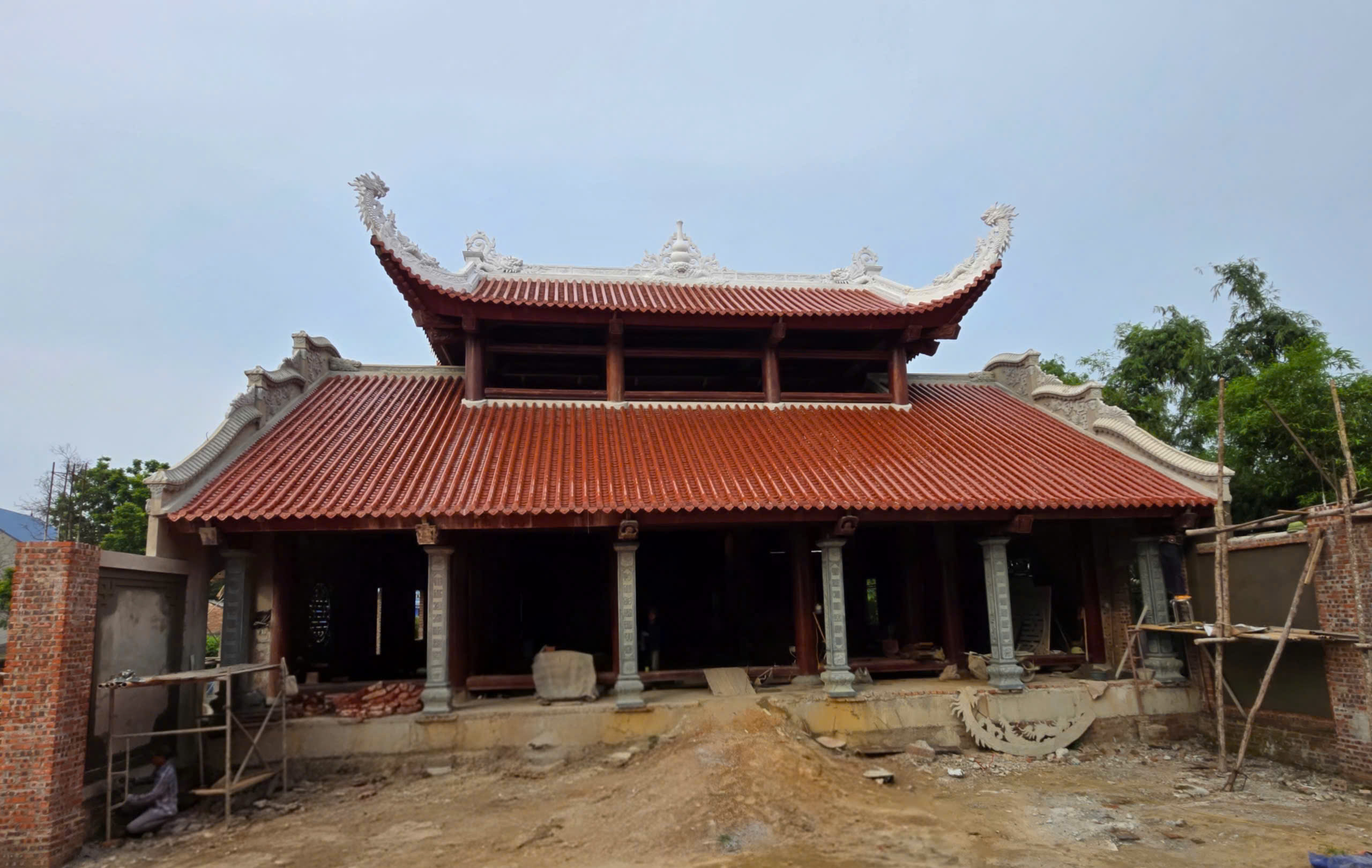 Thái Nguyên: Công trình tâm linh gắn với hoàng đế đầu tiên của dân tộc trùng tu ra sao?- Ảnh 4. Thái Nguyên: Công trình tâm linh gắn với hoàng đế đầu tiên của dân tộc trùng tu ra sao?- Ảnh 4.