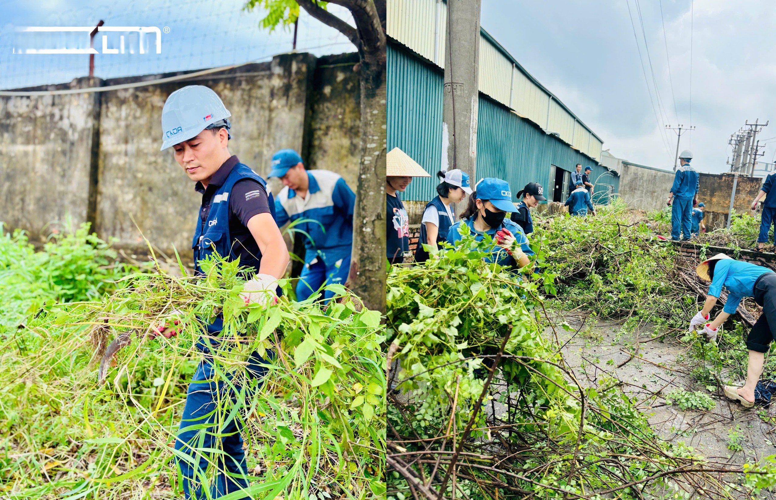 Bữa cơm Công đoàn - Ấm áp sau cơn mưa, gắn kết trái tim người thợ- Ảnh 1.