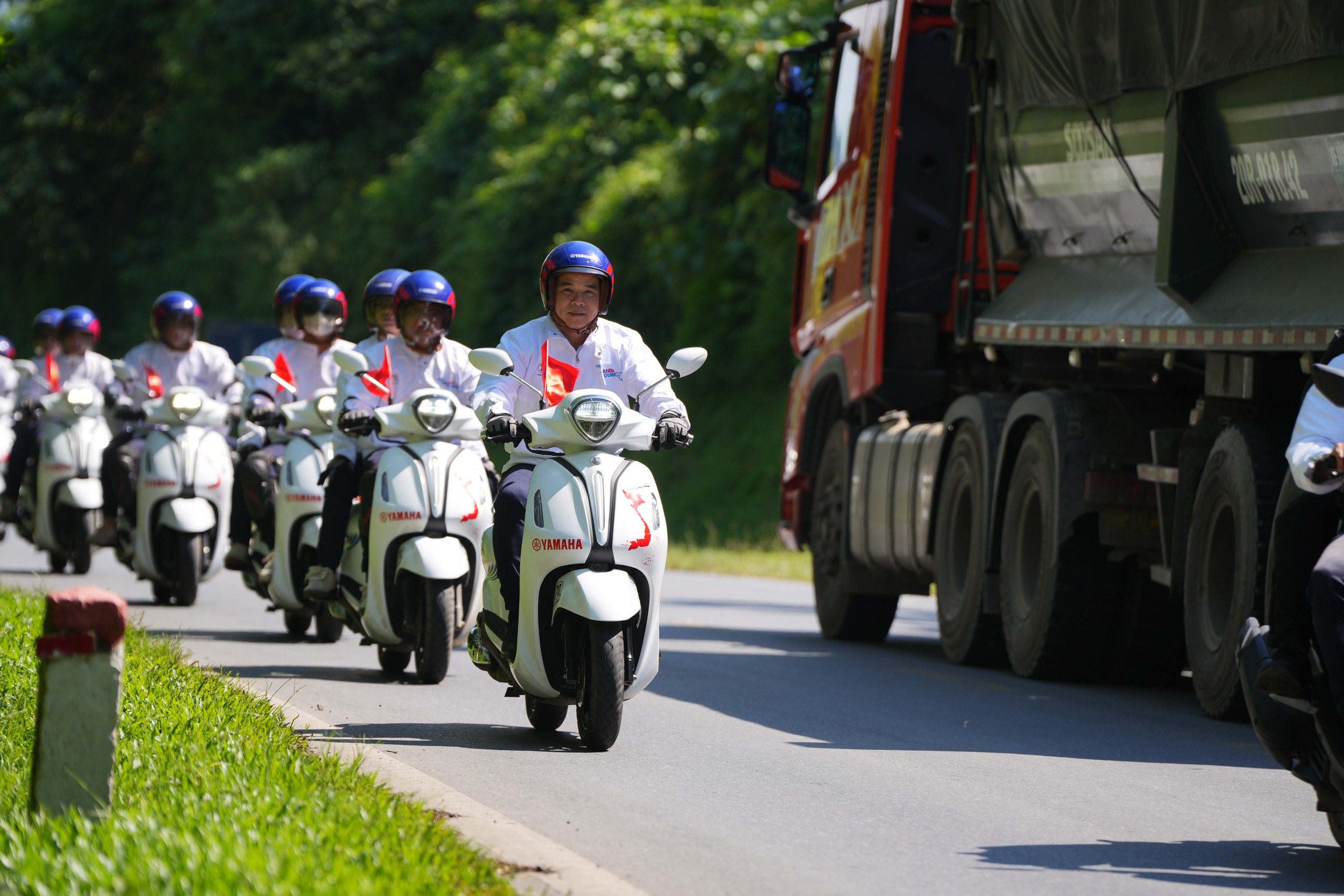 Yamaha Grande cán mốc 3.000km xuyên Việt- Ảnh 1.
