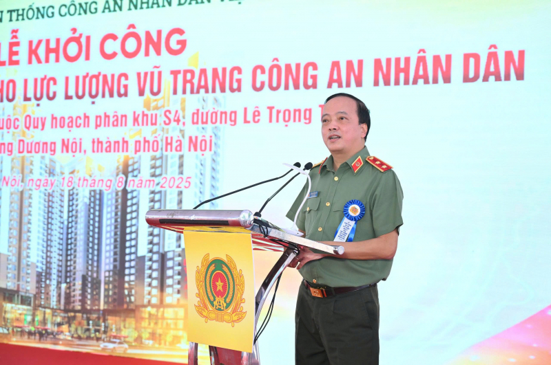 Hà Nội: Khởi công dự án nhà ở xã hội thứ 3 cho cán bộ chiến sĩ Công an nhân dân- Ảnh 1.