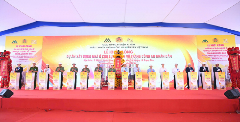 Hà Nội: Khởi công dự án nhà ở xã hội thứ 3 cho cán bộ chiến sĩ Công an nhân dân- Ảnh 3.