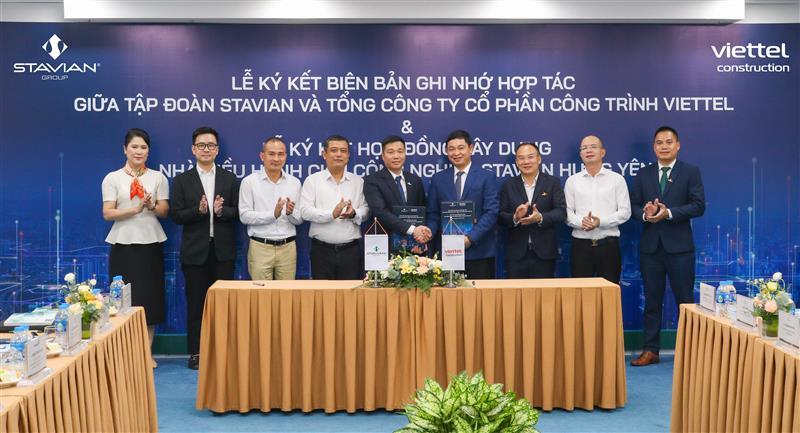 Stavian Group và Viettel Construction ký kết hợp tác chiến lược phát triển hạ tầng- Ảnh 2. Stavian Group và Viettel Construction ký kết hợp tác chiến lược phát triển hạ tầng- Ảnh 2.