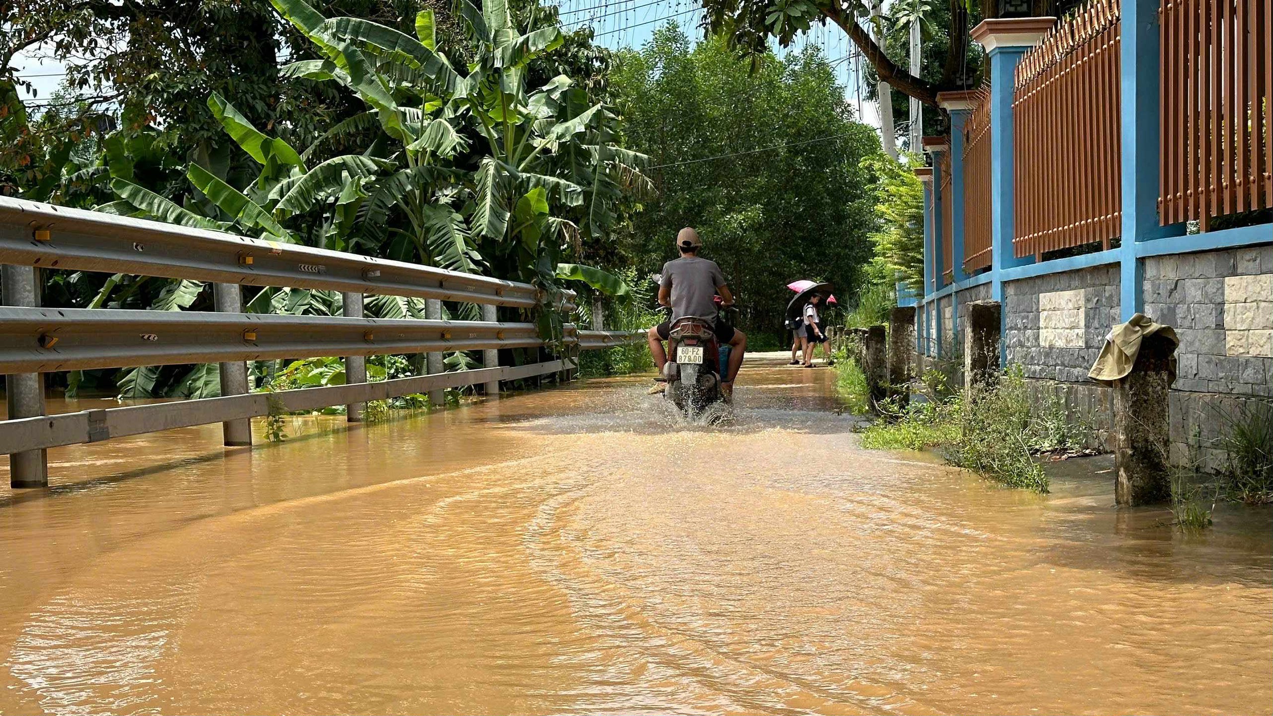 Lũ đổ về khiến hàng trăm nhà dân ngập sâu cả mét, cao tốc qua Đồng Nai ảnh hưởng nặng- Ảnh 14.