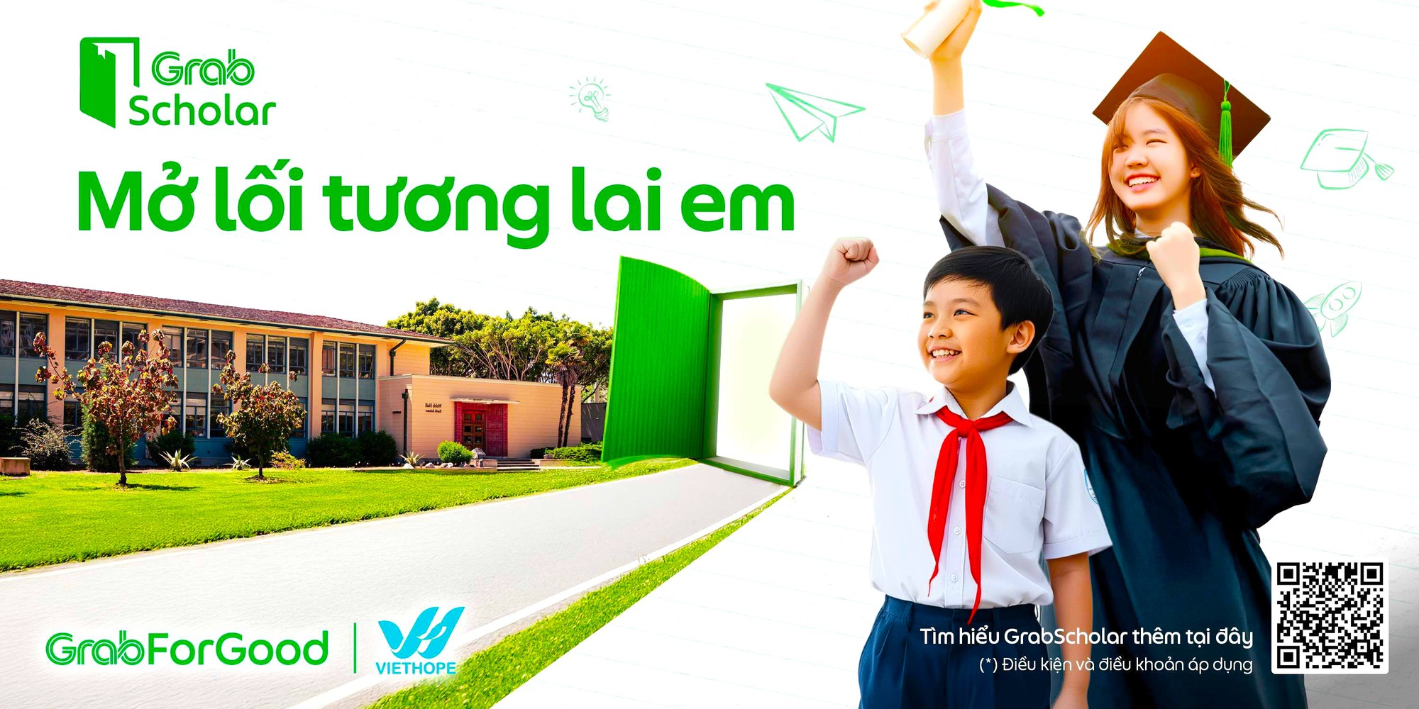 Grab triển khai chương trình học bổng GrabScholar dành cho học sinh, sinh viên Việt Nam- Ảnh 1. Grab triển khai chương trình học bổng GrabScholar dành cho học sinh, sinh viên Việt Nam- Ảnh 1.