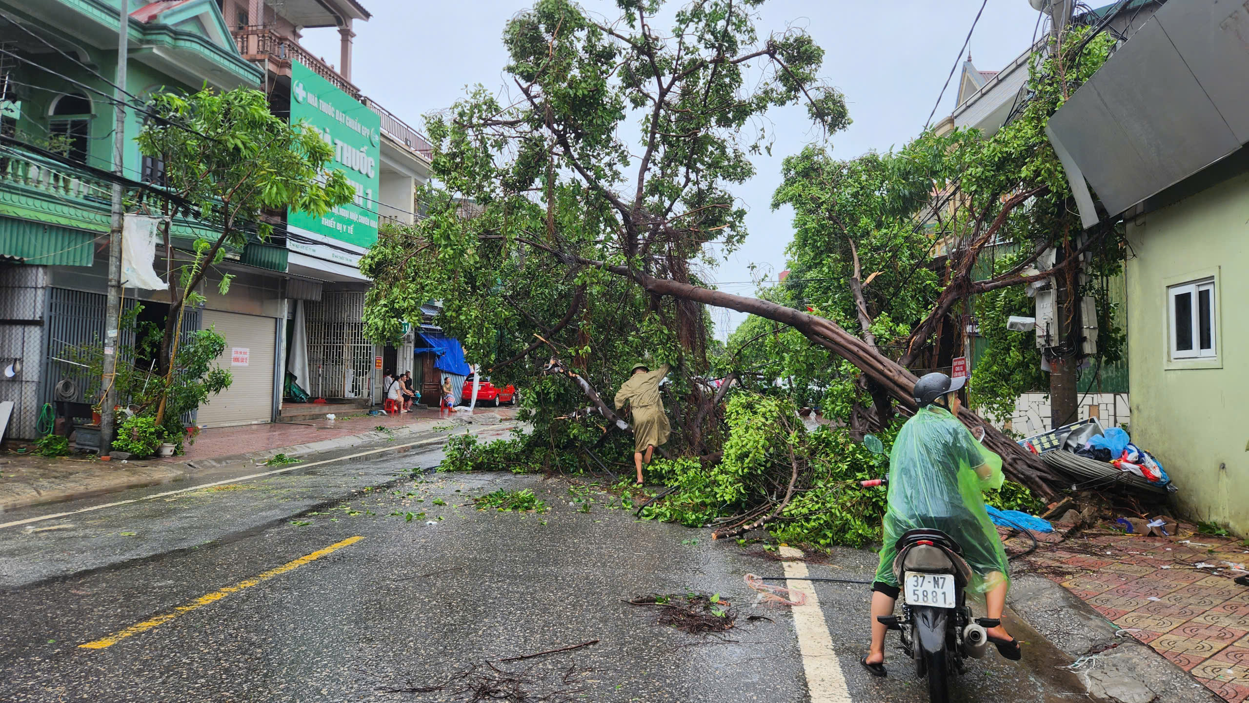 Những thiệt hại ban đầu khi bão số 5 đi qua- Ảnh 10.