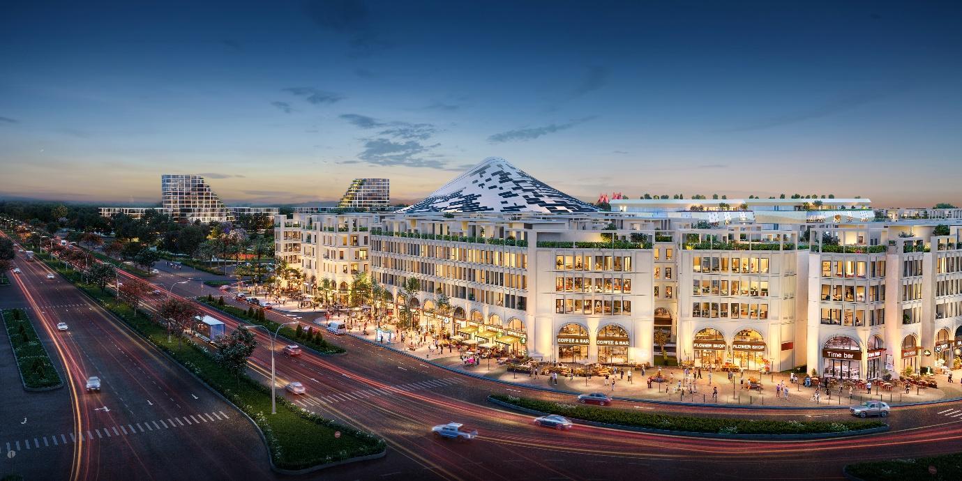 A large building with lights on  AI-generated content may be incorrect.