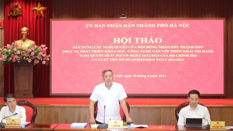 Hà Nội xây dựng 6 nghị quyết tạo đột phá phát triển khoa học, công nghệ, đổi mới sáng tạo- Ảnh 1.