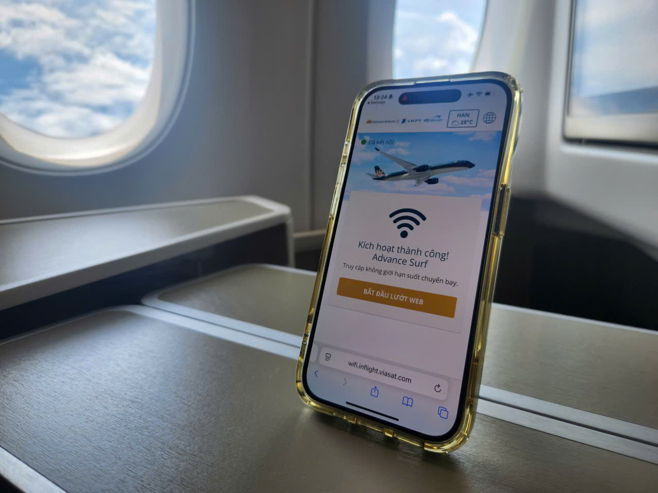 Vietnam Airlines phủ sóng wifi trên các chuyến bay- Ảnh 1. Vietnam Airlines phủ sóng wifi trên các chuyến bay- Ảnh 1.