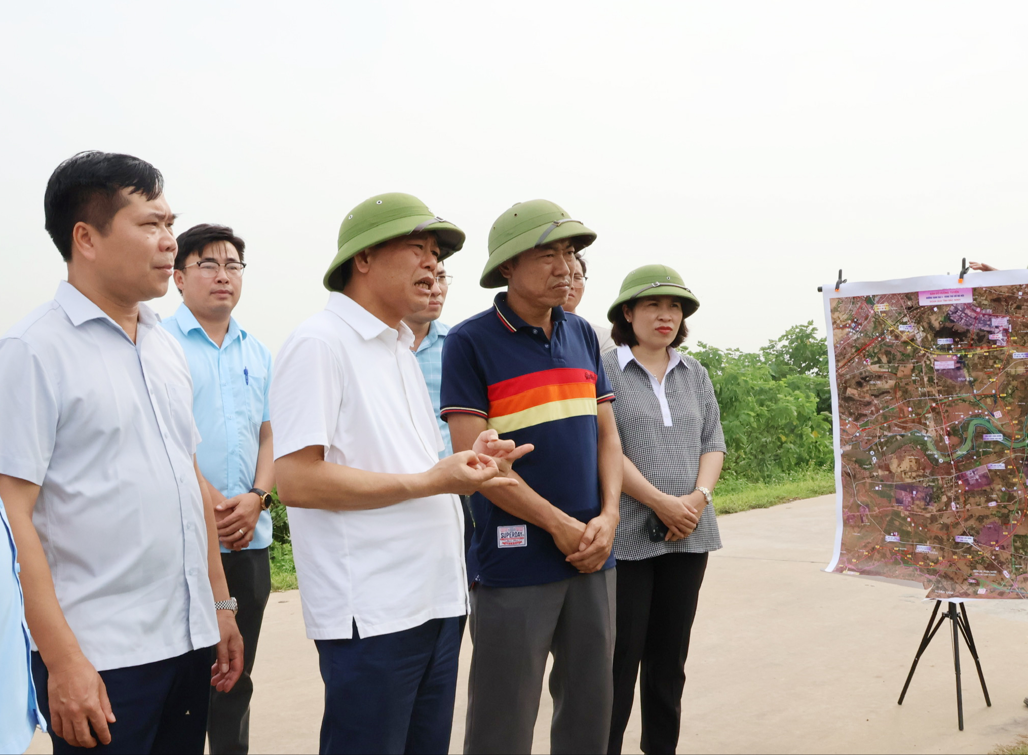 Bắc Ninh thúc tiến độ dự án Vành đai 4 - Vùng Thủ đô- Ảnh 1. Bắc Ninh thúc tiến độ dự án Vành đai 4 - Vùng Thủ đô- Ảnh 1.