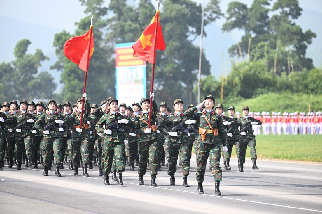 Toàn cảnh các khối diễu binh, diễu hành hợp luyện khi đại lễ đã cận kề- Ảnh 14. Toàn cảnh các khối diễu binh, diễu hành hợp luyện khi đại lễ đã cận kề- Ảnh 14.