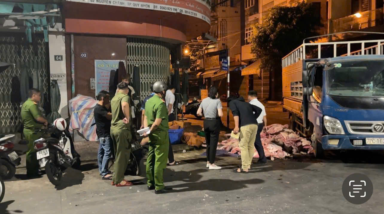 Gia Lai: Phát hiện, tiêu hủy hơn 1 tấn thịt heo hôi thối tuồn ra thị trường- Ảnh 1.