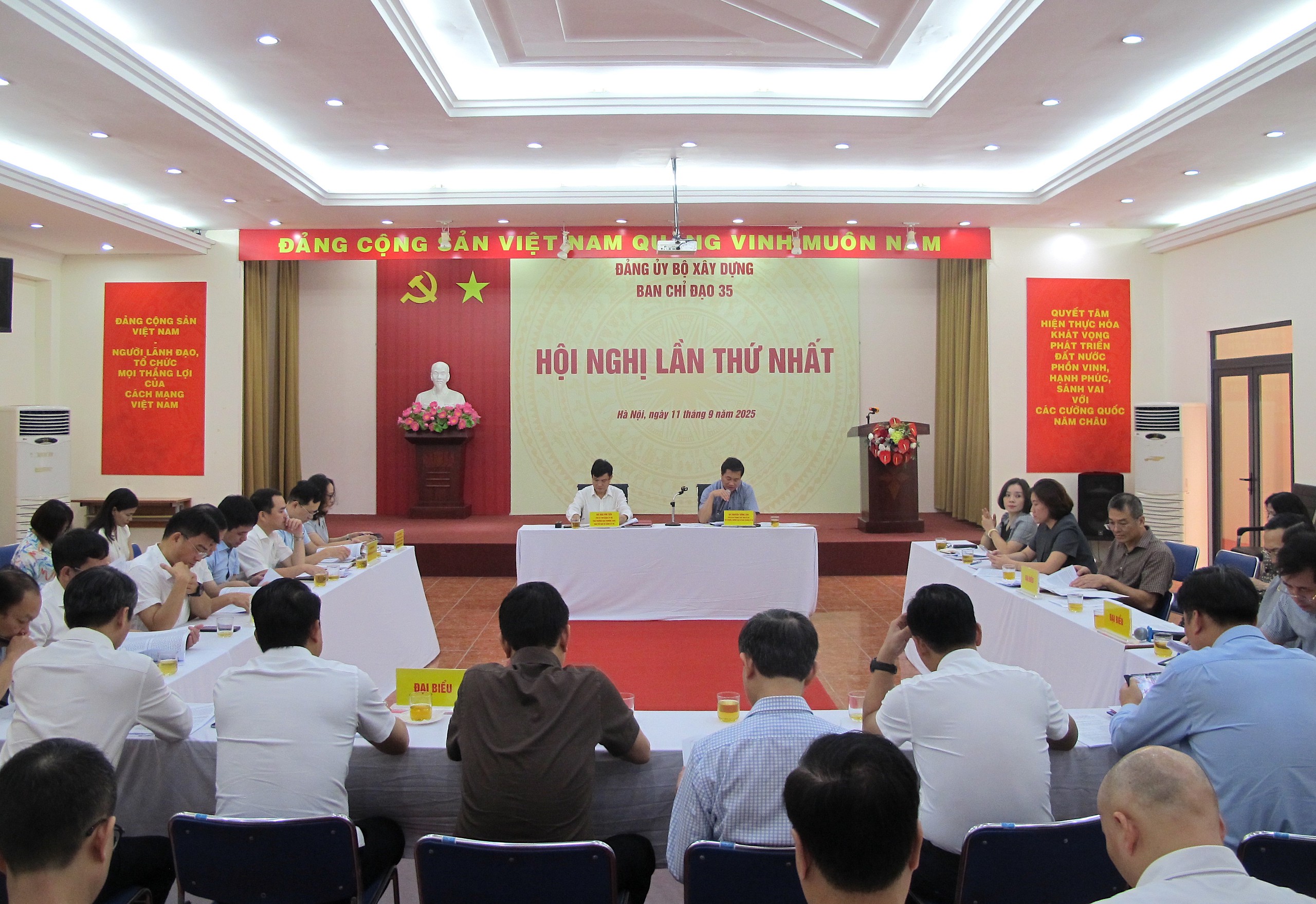 Ban Chỉ đạo 35 Đảng ủy Bộ Xây dựng tổ chức Hội nghị lần thứ nhất- Ảnh 3.