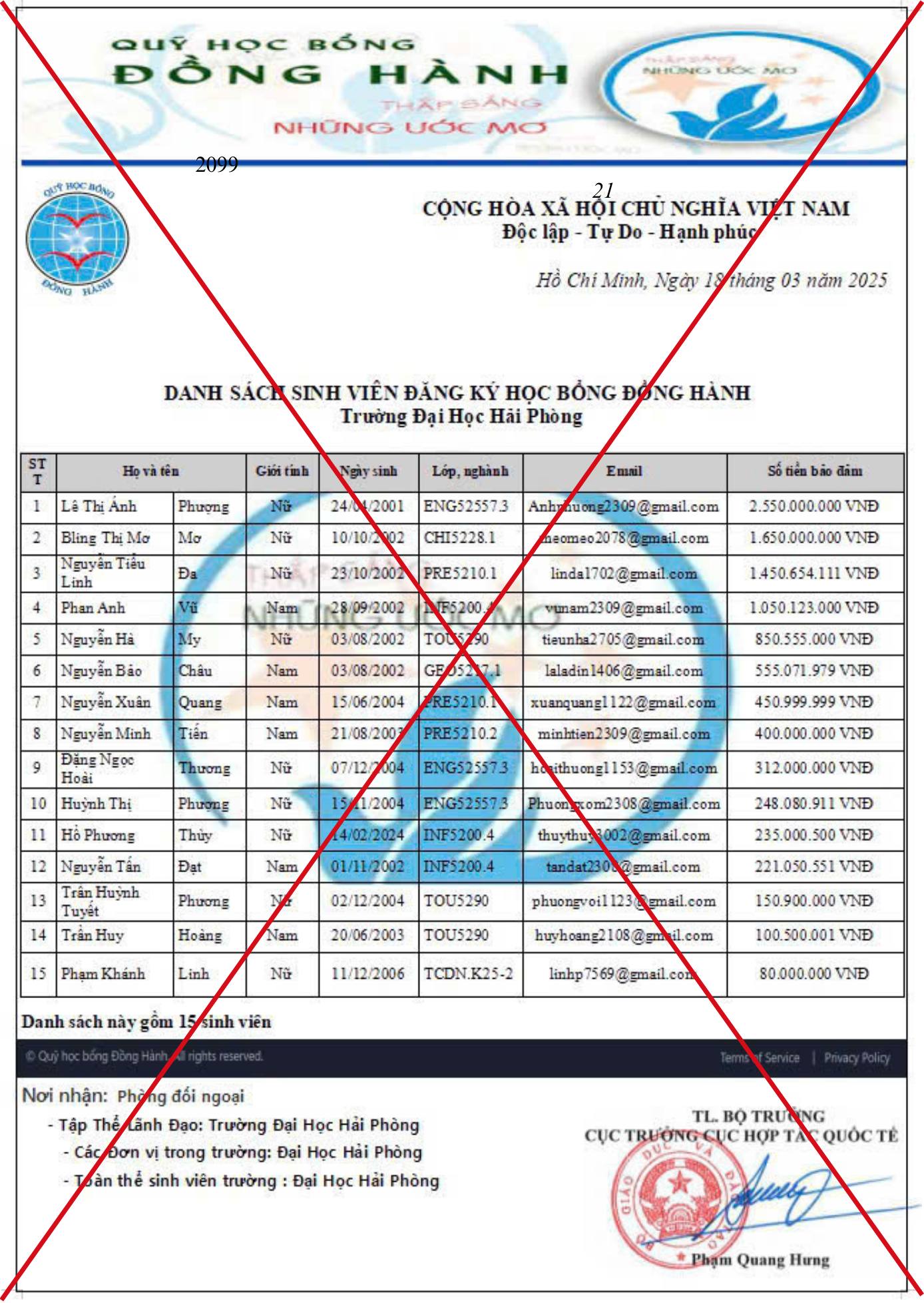 Bộ Giáo dục cảnh báo giả mạo thông tin học bổng, tài trợ du học- Ảnh 5.