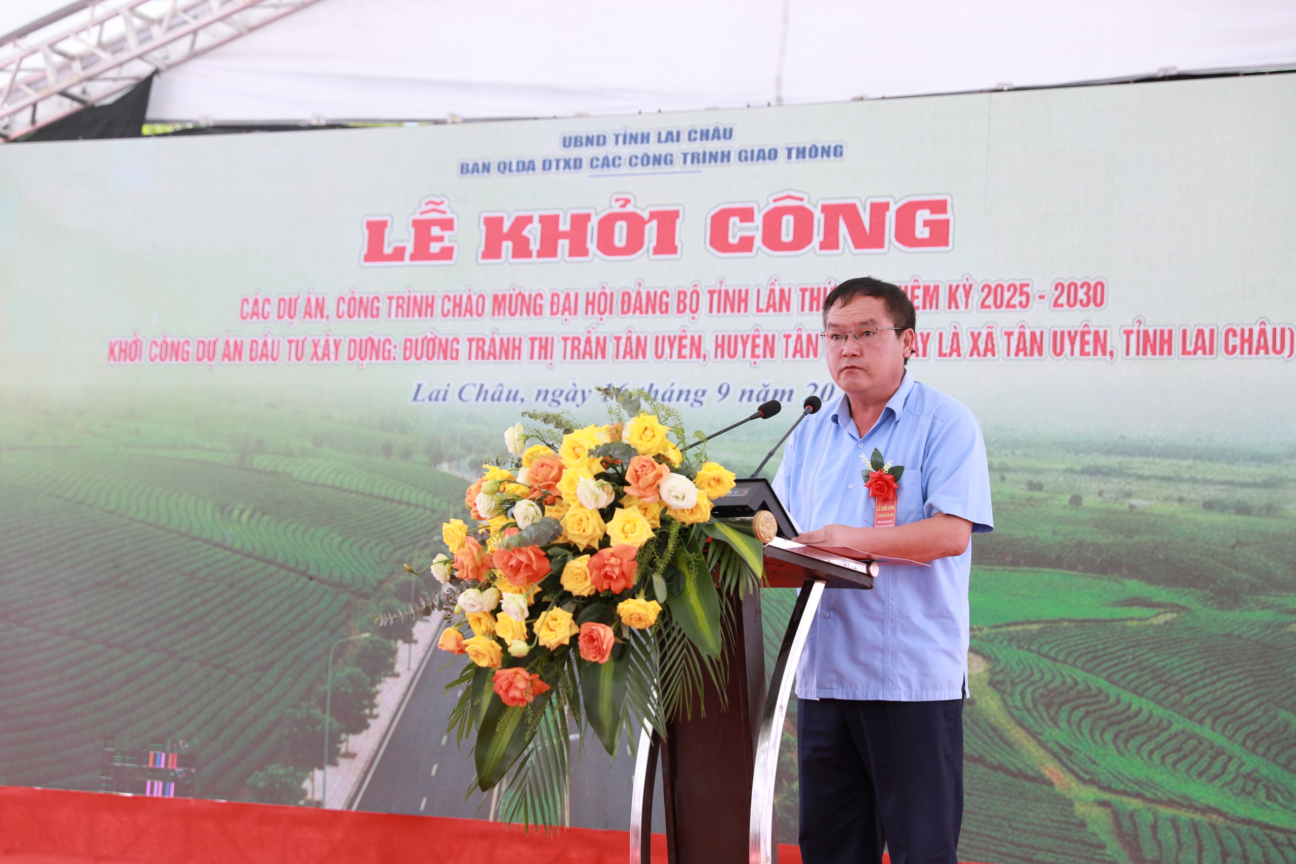 Khởi công dự án đường tránh 100 tỷ đồng ở Lai Châu- Ảnh 1.