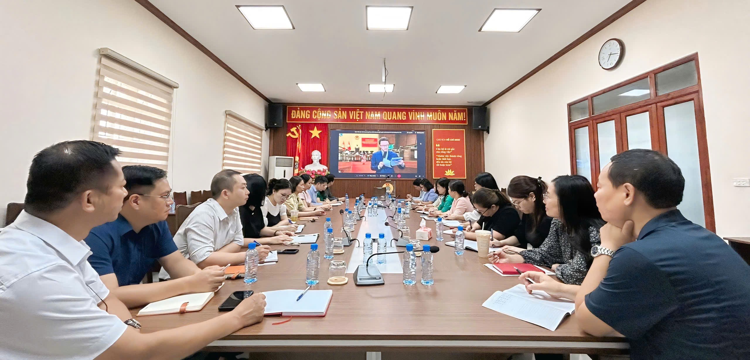 Đảng bộ Bộ Xây dựng kết nối Hội nghị toàn quốc quán triệt 4 Nghị quyết của Bộ Chính trị- Ảnh 7.