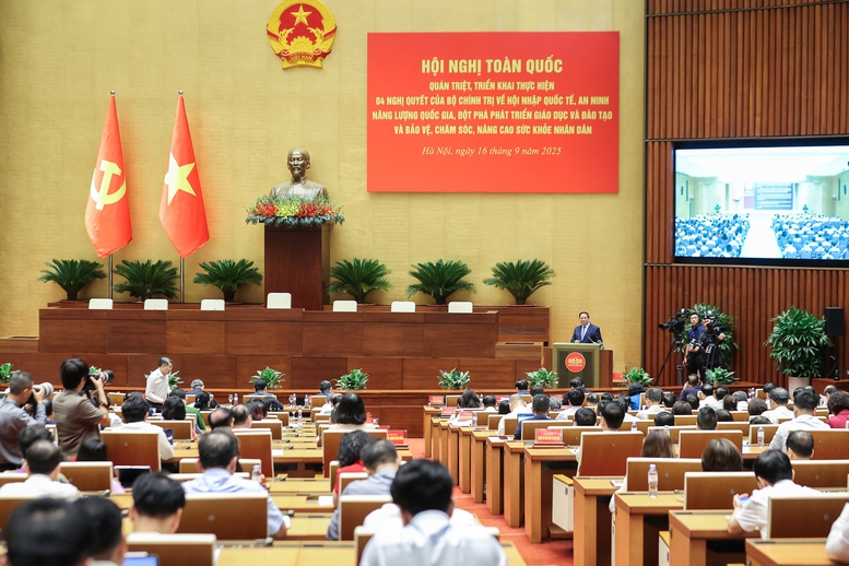Đảng bộ Bộ Xây dựng kết nối Hội nghị toàn quốc quán triệt 4 Nghị quyết của Bộ Chính trị- Ảnh 1.