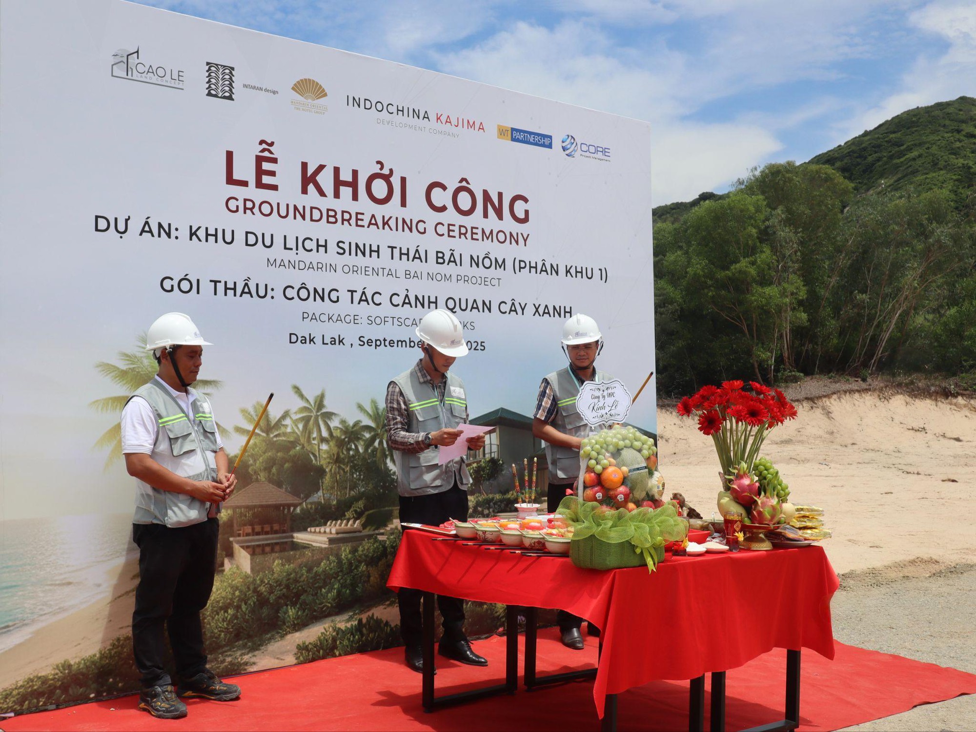 Cao Lê Land Concept khởi công gói thầu cảnh quan tại dự án Mandarin Oriental Bãi Nồm- Ảnh 1. Cao Lê Land Concept khởi công gói thầu cảnh quan tại dự án Mandarin Oriental Bãi Nồm- Ảnh 1.