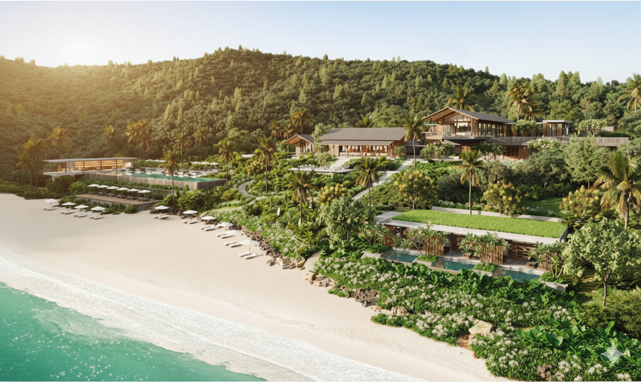 Cao Lê Land Concept khởi công gói thầu cảnh quan tại dự án Mandarin Oriental Bãi Nồm- Ảnh 3. Cao Lê Land Concept khởi công gói thầu cảnh quan tại dự án Mandarin Oriental Bãi Nồm- Ảnh 3.