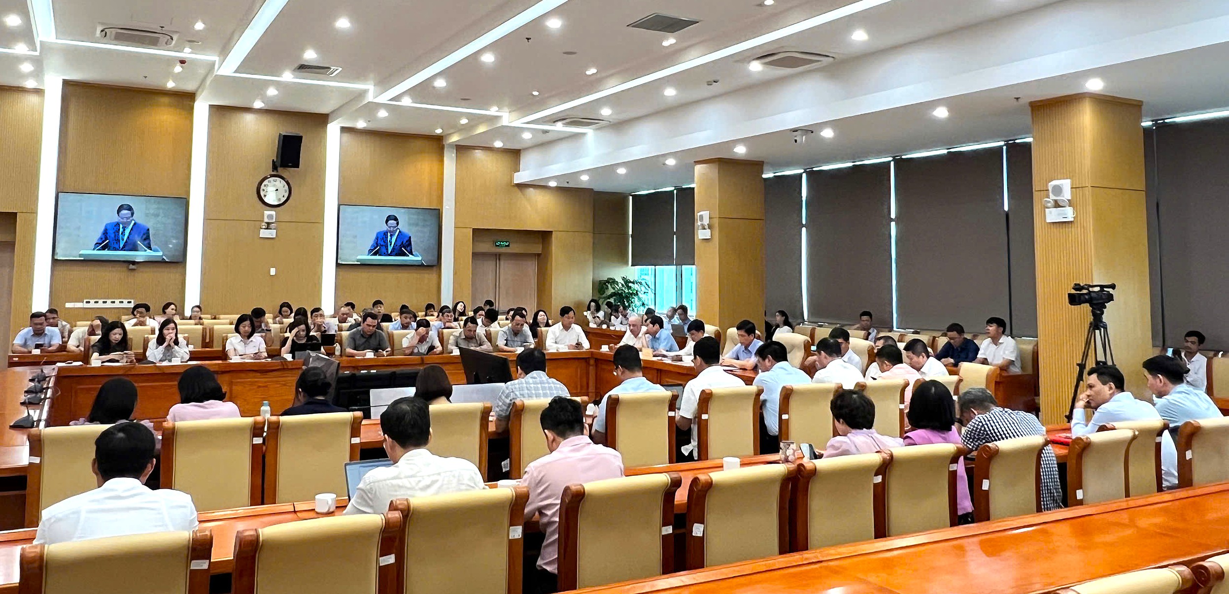 Đảng bộ Bộ Xây dựng kết nối Hội nghị toàn quốc quán triệt 4 Nghị quyết của Bộ Chính trị- Ảnh 2.