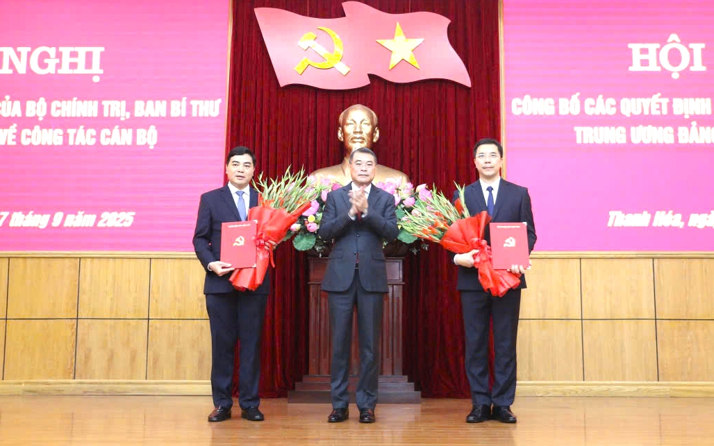 Thanh Hóa có hai tân Phó bí thư Tỉnh ủy