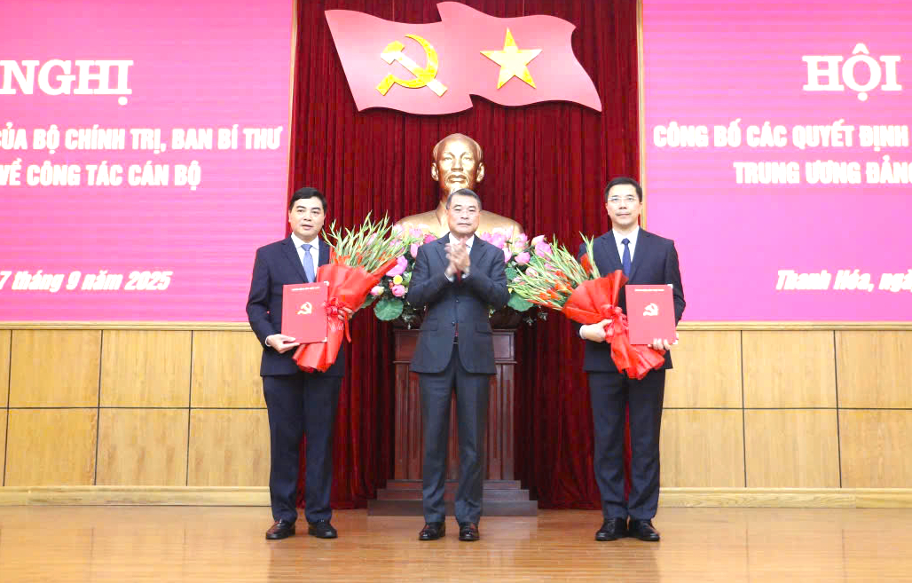 Thanh Hóa có hai tân Phó bí thư Tỉnh ủy- Ảnh 1.