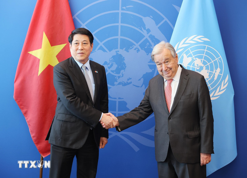 Tổng thư ký Antonio Guterres: Việt Nam là đối tác tuyệt vời của Liên hợp quốc- Ảnh 1.