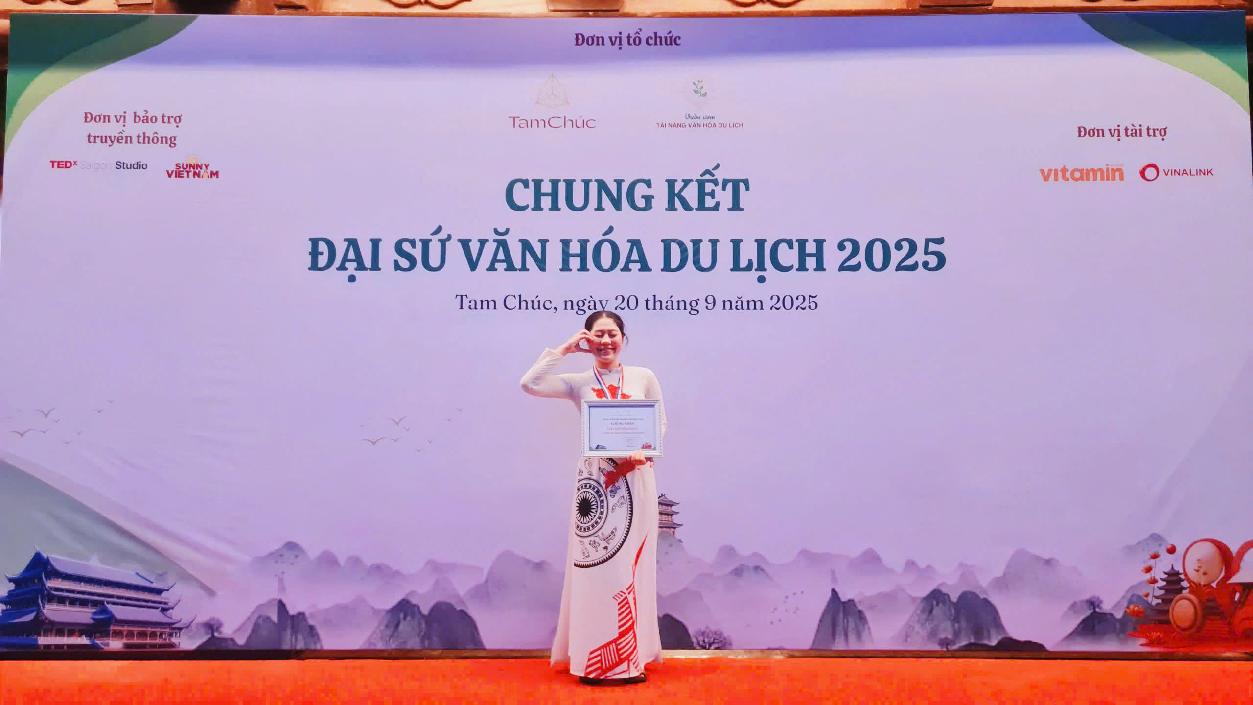 Sinh viên Học viện Hàng không tỏa sáng, giành quán quân Đại sứ Văn hoá Du lịch 2025- Ảnh 3. Sinh viên Học viện Hàng không tỏa sáng, giành quán quân Đại sứ Văn hoá Du lịch 2025- Ảnh 3.