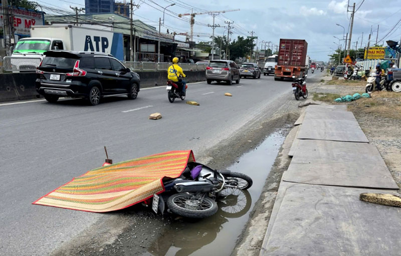 Hiện trường vụ tai nạn. Hiện trường vụ tai nạn.