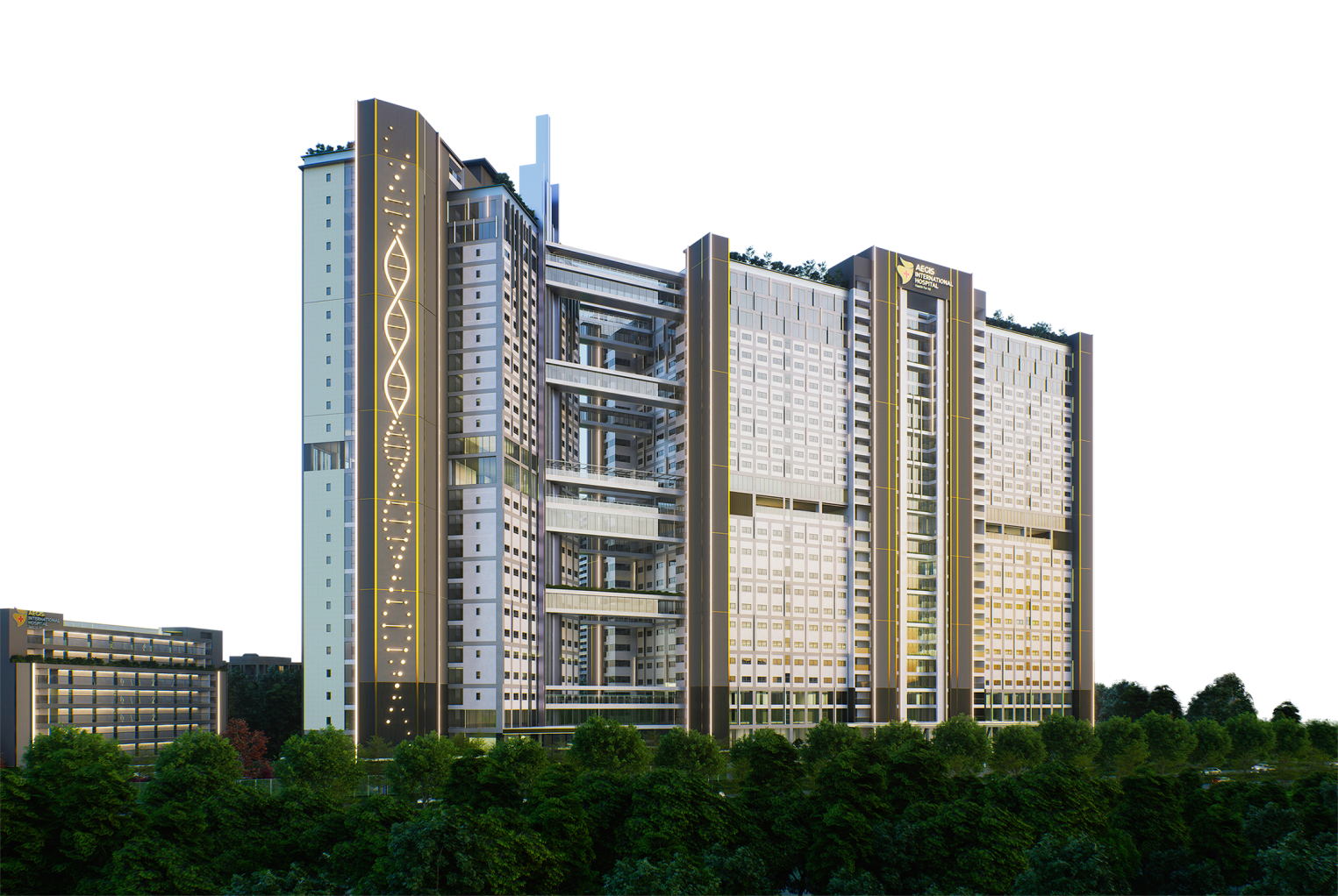 Khởi công bệnh viện 1.000 giường tại cửa ngõ phía Nam Thủ đô- Ảnh 2. E:\Năm 2025\Tháng 9\Hình ảnh\Khởi công BV AEGIS\ẢNh 3D bệnh Viện\01 Architecture\AEGISHOS_Scene 1 - Copy - Copy.png