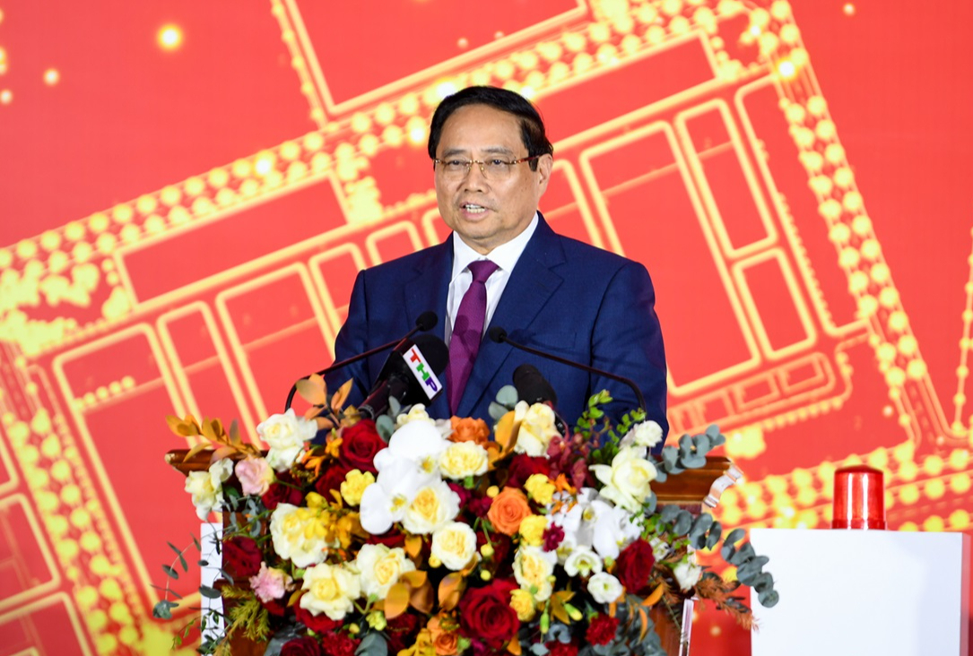 Thủ tướng Phạm Minh Chính dự lễ khởi công hai dự án lớn tại Hải Phòng- Ảnh 2.