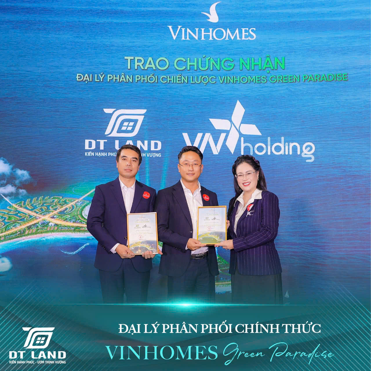 DTLAND - Đại lý phân phối chiến lược dự án Vinhomes Green Paradise- Ảnh 1.