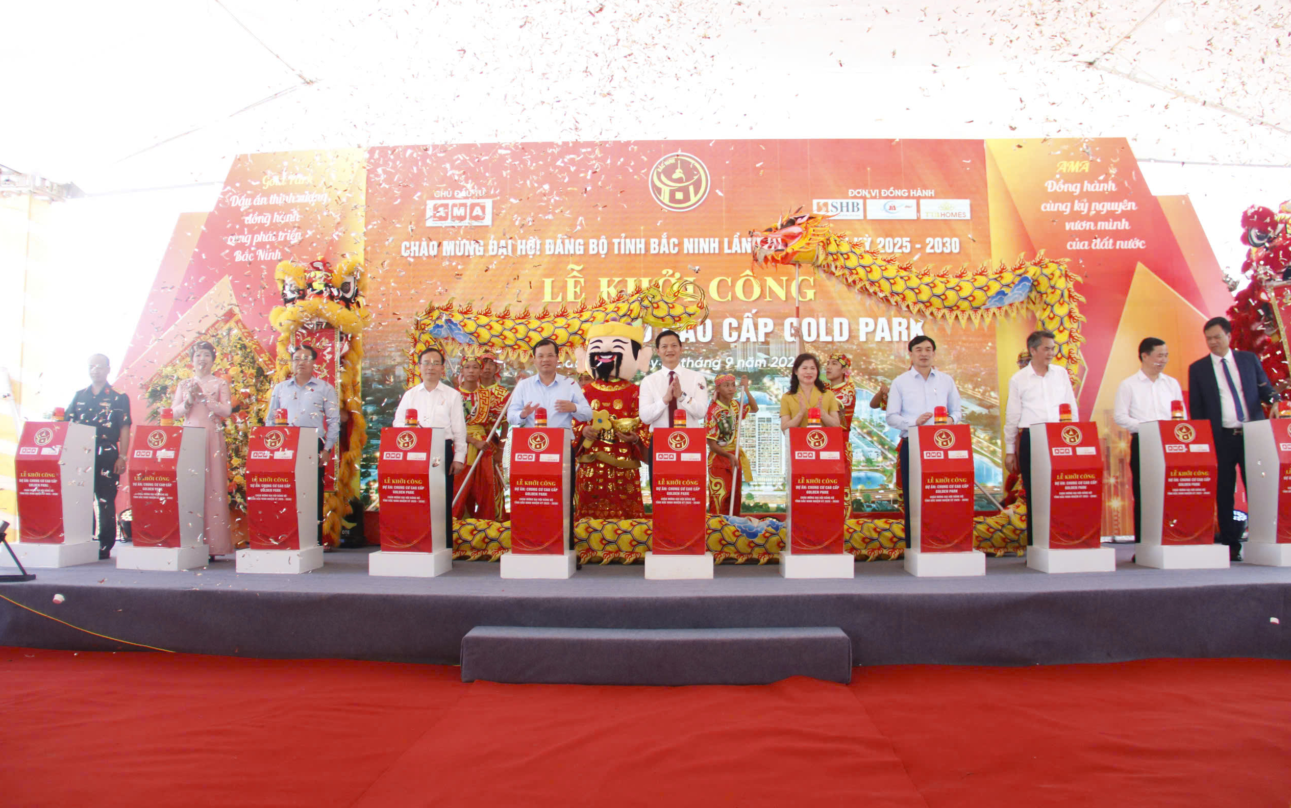 Khởi công dự án chung cư thương mại chào mừng Đại hội Đảng bộ tỉnh Bắc Ninh- Ảnh 1. Khởi công dự án chung cư thương mại chào mừng Đại hội Đảng bộ tỉnh Bắc Ninh- Ảnh 1.