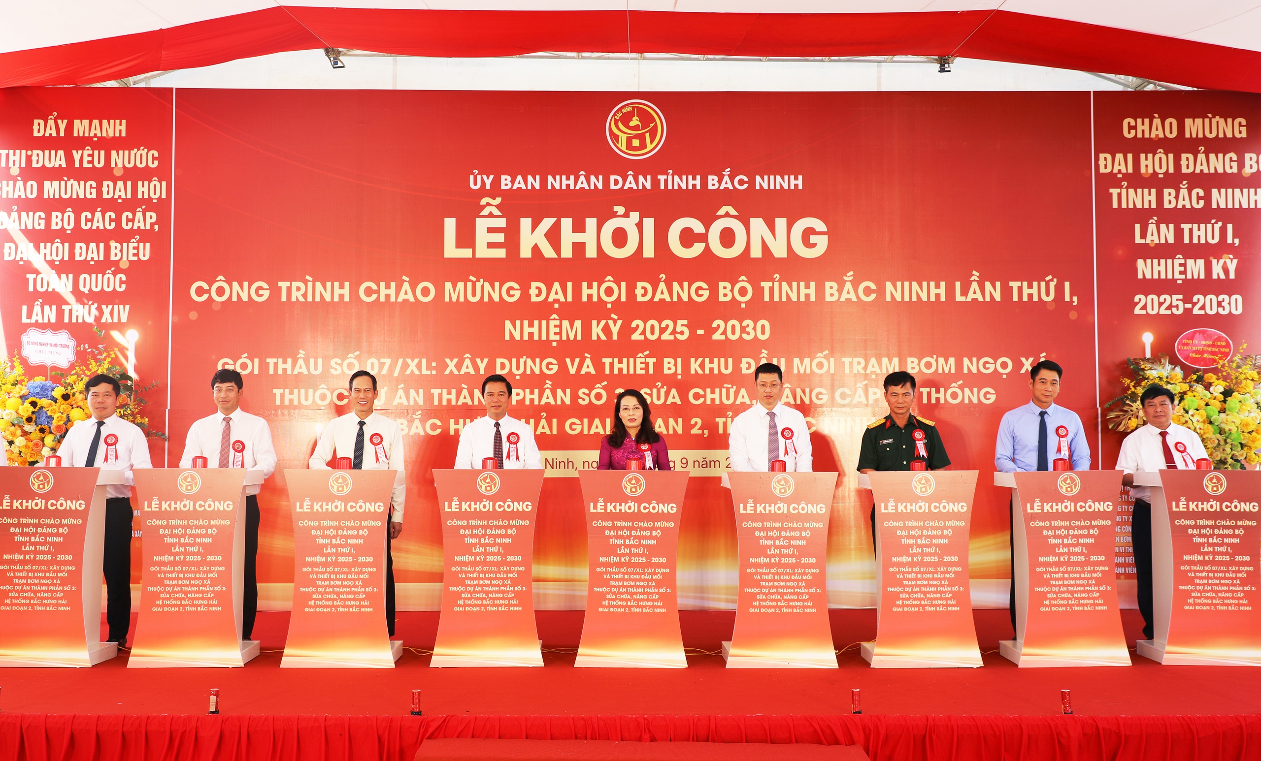Bắc Ninh khởi công dự án nâng cấp hệ thống thủy lợi Bắc Hưng Hải- Ảnh 1.