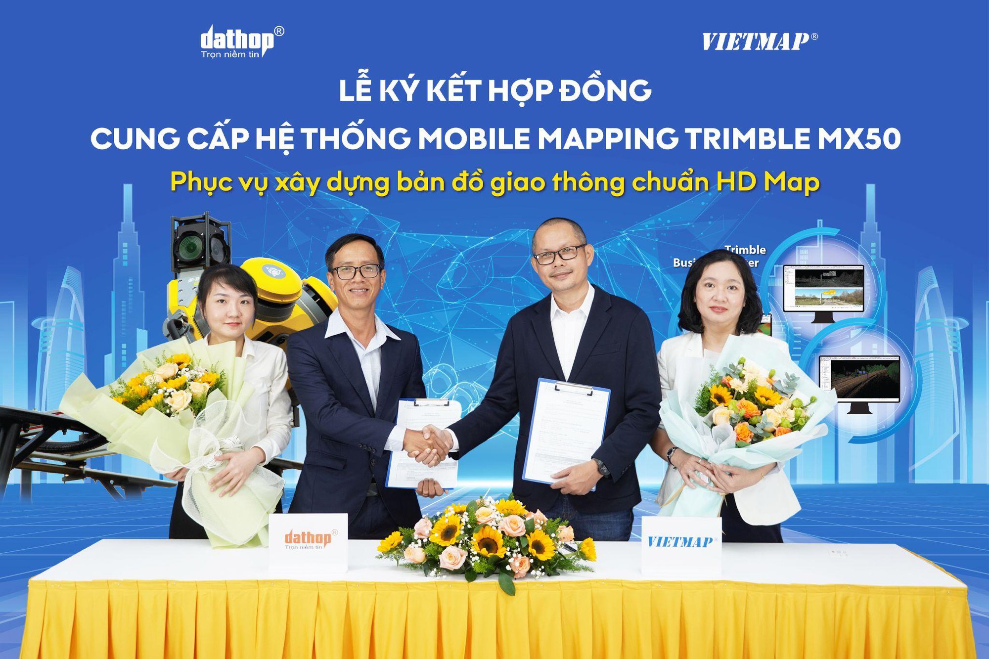 Đất Hợp - VIETMAP ký hợp đồng cung cấp giải pháp xây dựng bản đồ giao thông chuẩn HD Map- Ảnh 1. Đất Hợp - VIETMAP ký hợp đồng cung cấp giải pháp xây dựng bản đồ giao thông chuẩn HD Map- Ảnh 1.