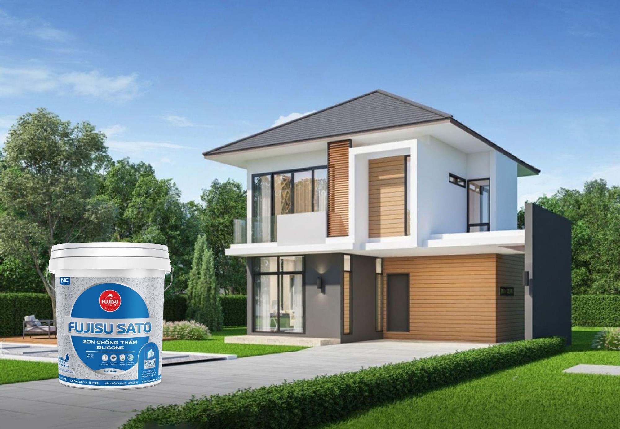 Fujisu Sato - tự hào dòng sơn chống thấm chất lượng cao- Ảnh 1.