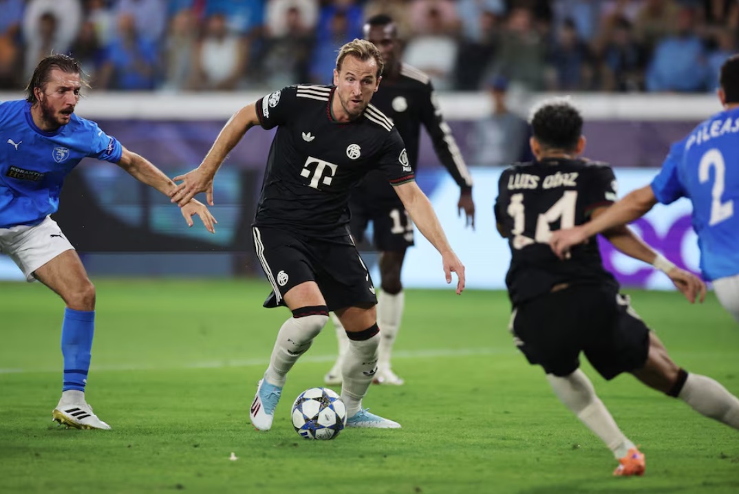 Harry Kane lập cú đúp, Bayern Munich thắng đậm Pafos ở Champions League- Ảnh 1.