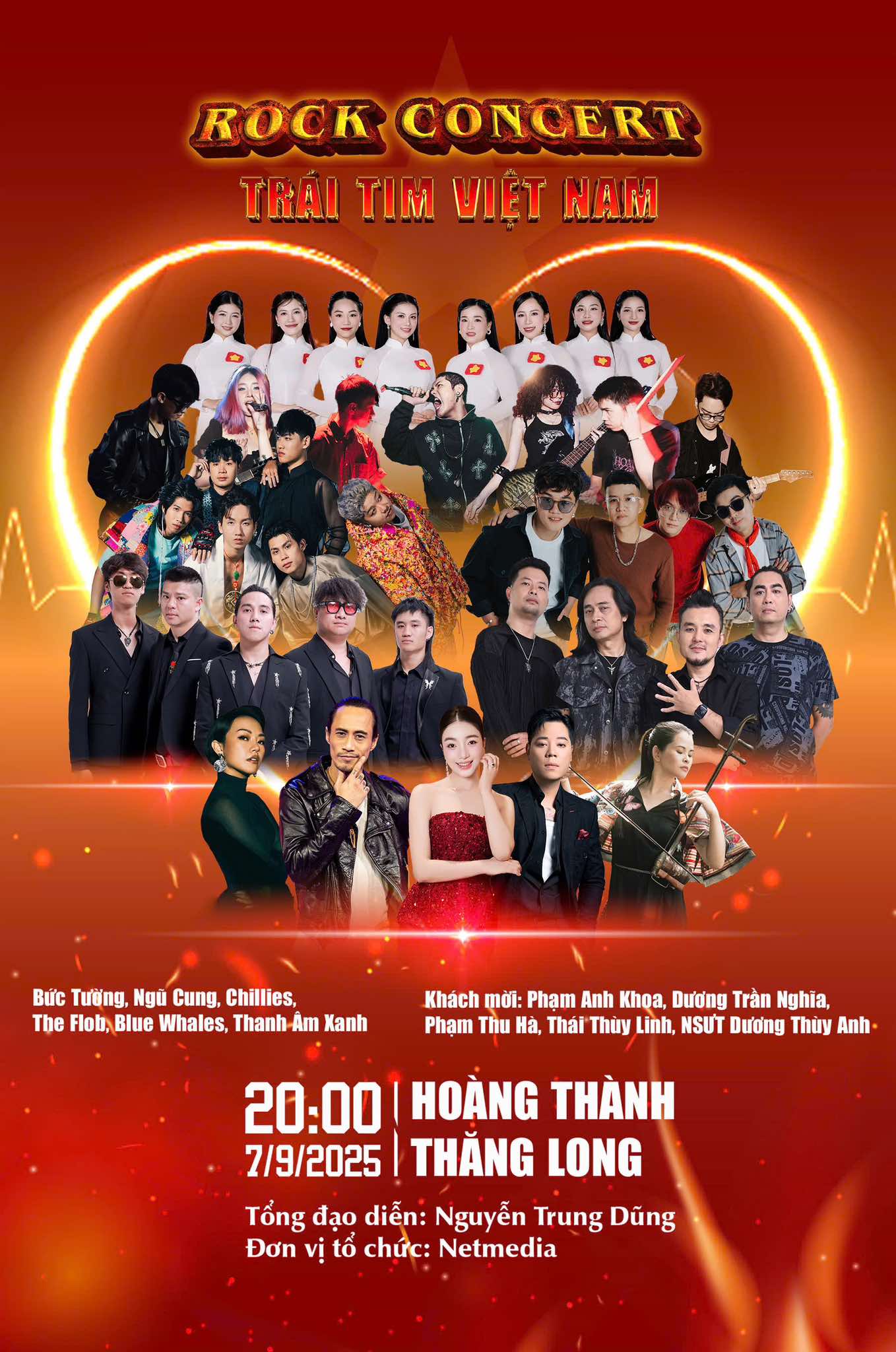 Lùi lịch tổ chức đêm nhạc miễn phí “Rock Concert – Trái tim Việt Nam”- Ảnh 1.