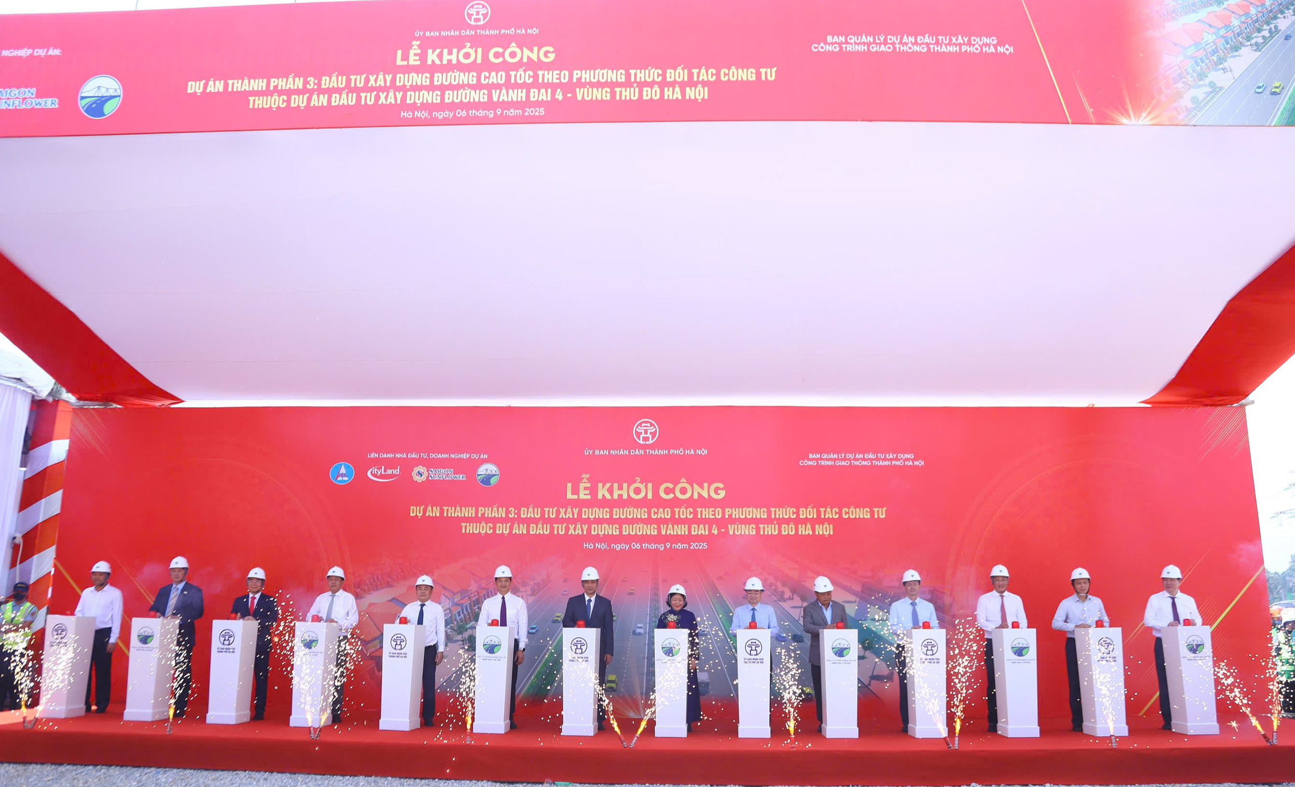 Hà Nội chính thức khởi công cao tốc Vành đai 4 hơn 56.000 tỷ đồng- Ảnh 1. Hà Nội chính thức khởi công cao tốc Vành đai 4 hơn 56.000 tỷ đồng- Ảnh 1.