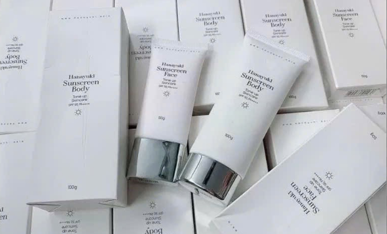 Thu hồi 3 l&ocirc; kem chống nắng Hanayuki Sunscreen Body do li&ecirc;n quan vụ &aacute;n h&agrave;ng giả- Ảnh 1.