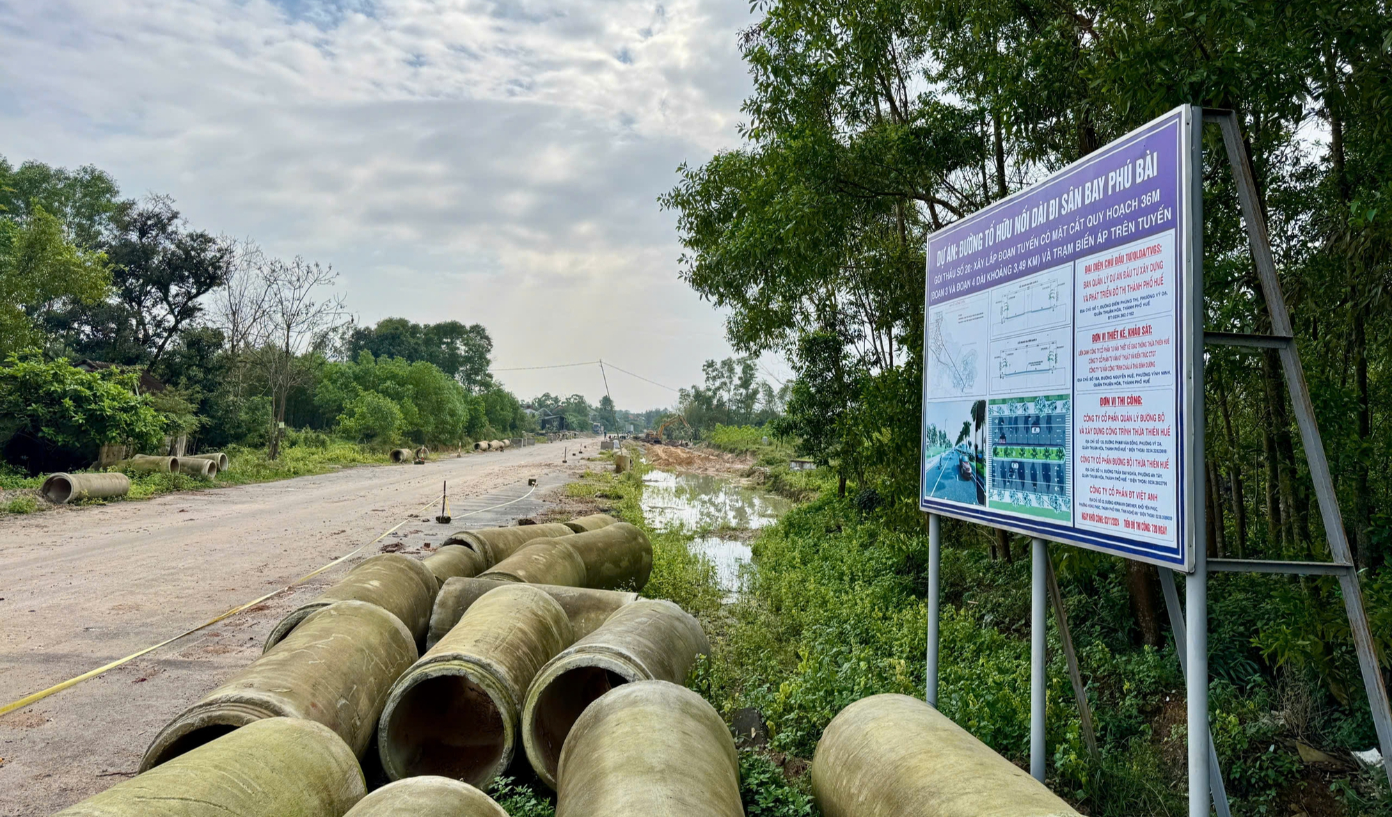 Ngổn ngang c&ocirc;ng trường dự &aacute;n đường 1.100 tỷ đồng ở Huế- Ảnh 12.