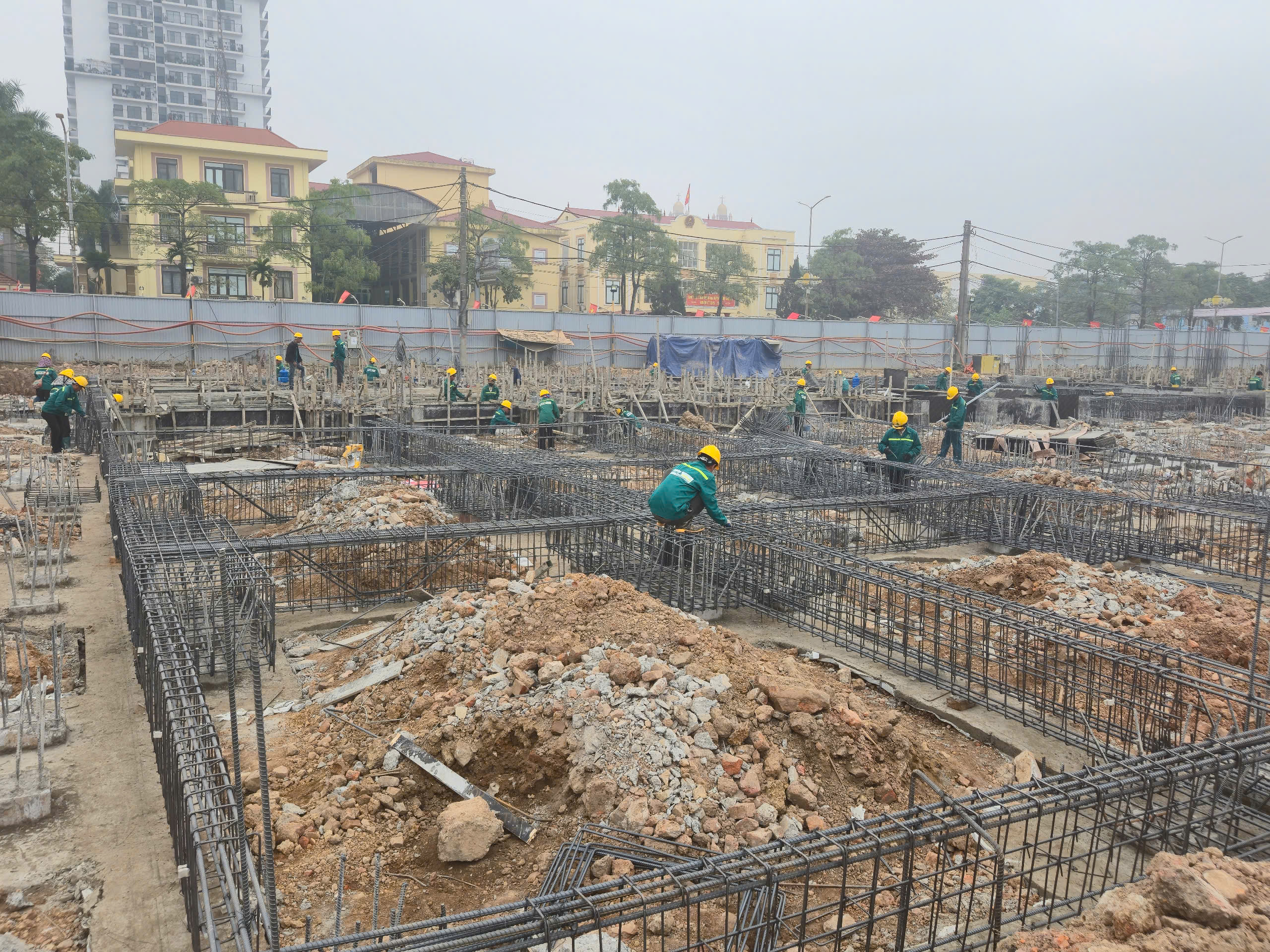 Tăng tốc thi c&ocirc;ng dự &aacute;n phố đi bộ trung t&acirc;m Th&aacute;i Nguy&ecirc;n, một số hạng mục vượt tiến độ- Ảnh 15.