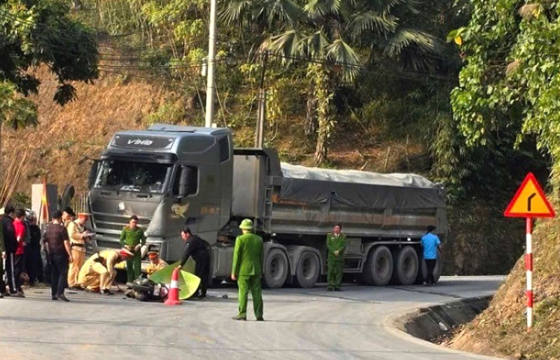 Hiện trường vụ tai nạn - Ảnh: Anh Hải.