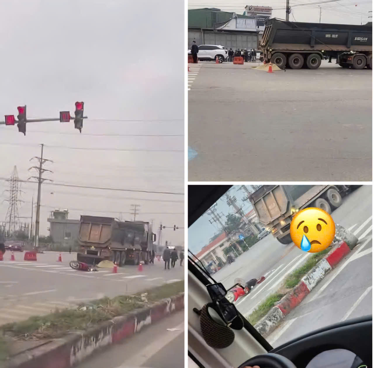 Người đ&agrave;n &ocirc;ng ở Bắc Ninh tử vong thương t&acirc;m v&igrave; bất cẩn khi chờ đ&egrave;n đỏ- Ảnh 2.